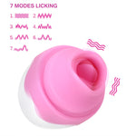 VATINE Egg Shape G-spot Suction Tongue Vibrator Nipple Massager Erotic Female Masturbation Clitoris stimulation - sextoysok