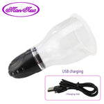 Breast Enlargement Pump Vacuum Suction Cup Electric Vibrator Strong Sucker Clitoris Massager Breast Enhancer Women Sex Toys - sextoysok
