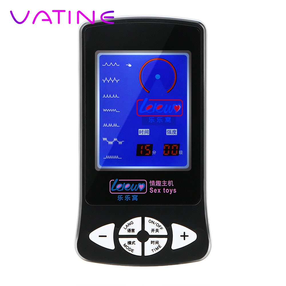 VATINE Electric Shock Host Therapy Massager Medical Themed Toys Sex Products Electro Stimulation Sex Toys for Couples - sextoysok
