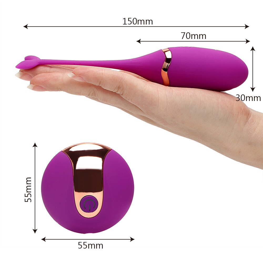 VATINE Adult Products Exercise Vaginal Vibrating Egg Sex Toys for Women Clitoris Stimulator USB Rechargeable Kegel Ball - sextoysok