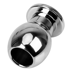 VATINE Metal Hollow Anal Plug Douche Enema Prostata Massager Sex Toys For Woman Men Gay Peep Vaginal Butt Plug Anal Dilator - sextoysok