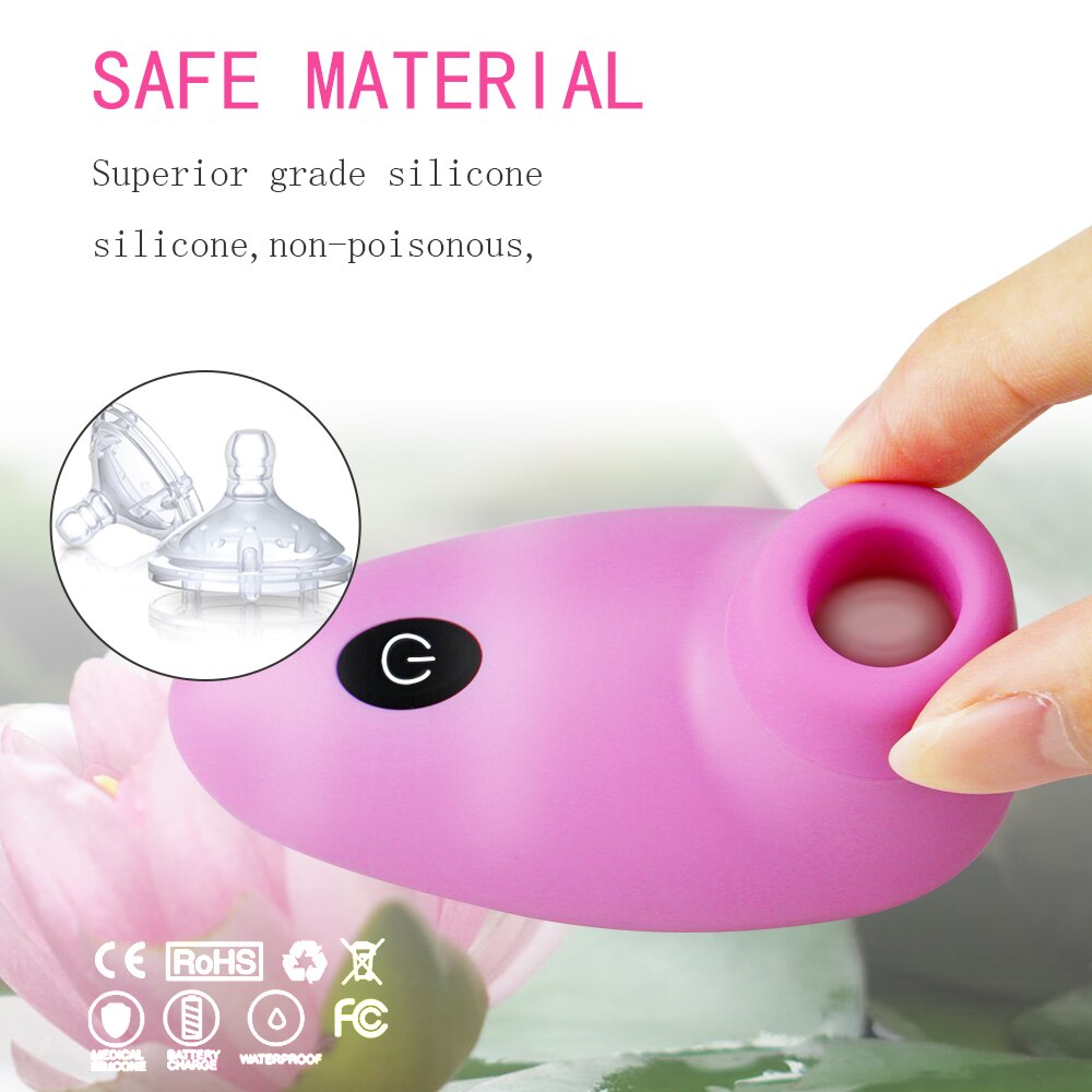 COCOLILI Strong Sucker Vibrator Sex Toys Mini Oral Nipple Stimulator Pussy Clitoris Licking Massager Masturbator for Women - sextoysok