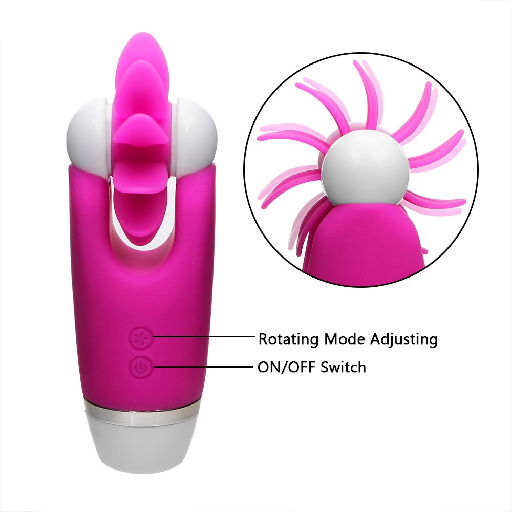 VATINE Sex Toys For Women Clitoris Stimulator Rotation Oral Sex Products Erotic Licking Vibrator Female Masturbator - sextoysok