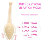 IKOKY Vibrator Egg 10 Speeds Wireless Vaginal Ball Exercises Female Masturbator Conch Shape Vibrating Eggs Sex Toys for Women - sextoysok