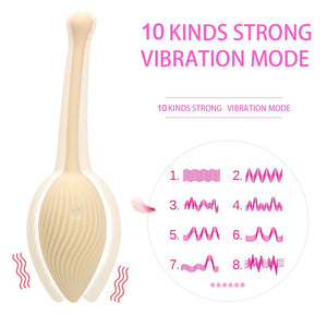 IKOKY Vibrator Egg 10 Speeds Wireless Vaginal Ball Exercises Female Masturbator Conch Shape Vibrating Eggs Sex Toys for Women - sextoysok