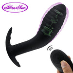 Remote Control Vibrating Prostate Massager Men Anal Plug Waterproof 10 Stimulation Patterns Butt Anus Silicone Sex Toys Sex Shop - sextoysok