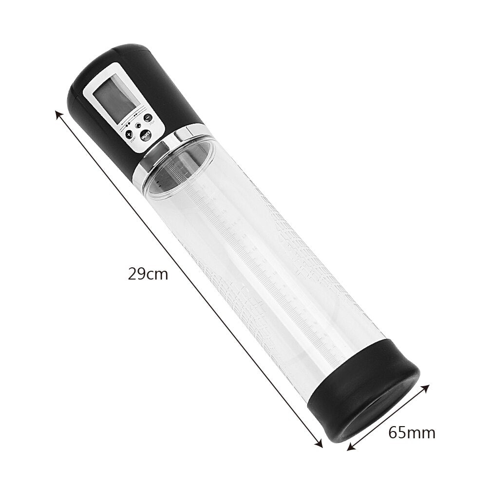 VATINE Electric Sex Toys for Men Penis Enlarger Extender Male Masturbation Penis Enhancement Vacuum Pump Automatic Penis Pump - sextoysok