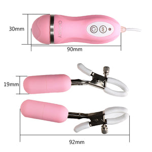 VATINE Adult Products 10 Frequency Sex Toys for Women Nipple Vibrator Vibrating Nipple Clamps Breast Massage Female Masturbation - sextoysok