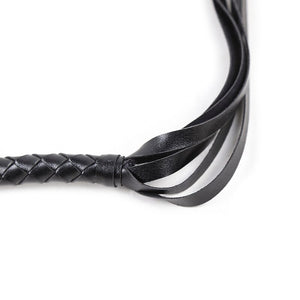 Bondage Sex Leather Whip Erotic Spanking Sex Toys Black Fetish Flogger For Woman Adult Games for Couples - sextoysok