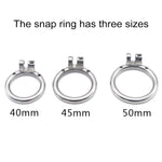 Stainless Steel Chastity Device Male Belt Bird Metal Cock Cage Stealth Lock Restraint Ring Sex Toy Cock Chastity for Men - sextoysok