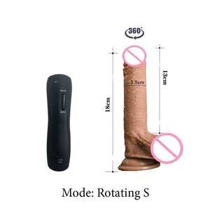 Huge Faloimitator Realistic Dildo Vibrator for Women Strapon Phallus Thick Silicone Penis With Suction Cup Sex Toys for Adults - sextoysok