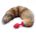 DOMI Women Anal Dildo Sex Ball Adult Games Sexy Butt Fox Tail Anal Plug Silicone Anal Sex Toys - sextoysok
