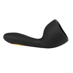 Powerful 10 Modes Tongue Licking Vibrator Glans Stimulator Nipple Clitoris Pussy Massager Oral Sex Toys Adult Masturbator (Black) - sextoysok