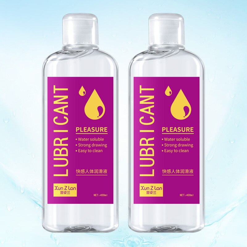 Sex products 400ML lubricant for sex water based lubricant sex lube Easy To Clean grease Vagina Anal lubricante gay for sex (White) - sextoysok