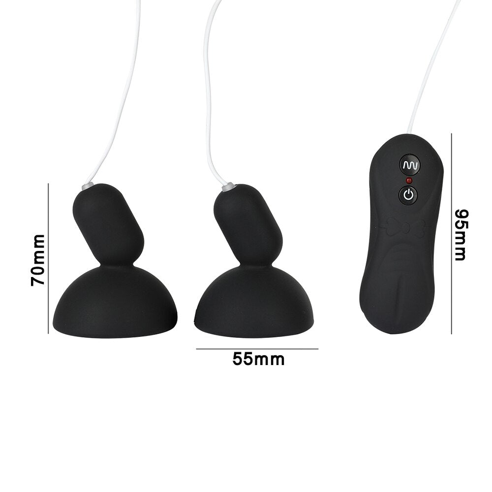 Sex Shop Nipple Sucking Vibrator For Woman Breast Enhance Pump Sleeve Massage Breast Enlarge Device For Women Erotic Sex Machine - sextoysok