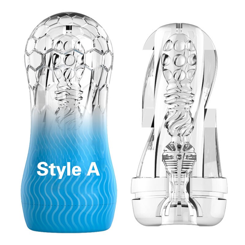 Artificial Vagina Masturbation Soft Stick Sex Machine for Men Silicone Pussy Sucking Erotic Adult Toys for Men Male Masturbator - sextoysok