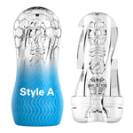 Artificial Vagina Masturbation Soft Stick Sex Machine for Men Silicone Pussy Sucking Erotic Adult Toys for Men Male Masturbator - sextoysok
