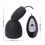 LOAEY Fantasty Climax Delay Stimulate Glans Vibrating Male Masturbator Stamina Trainer 10 Speeds Vibration Sex Toys For Man (black) - sextoysok