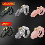 Chaste Bird Small/Standard Male Chastity Device Cock Cage With 5 Size Rings Brass Lock Locking Number Tags Sex Toys CB6000 A153 - sextoysok