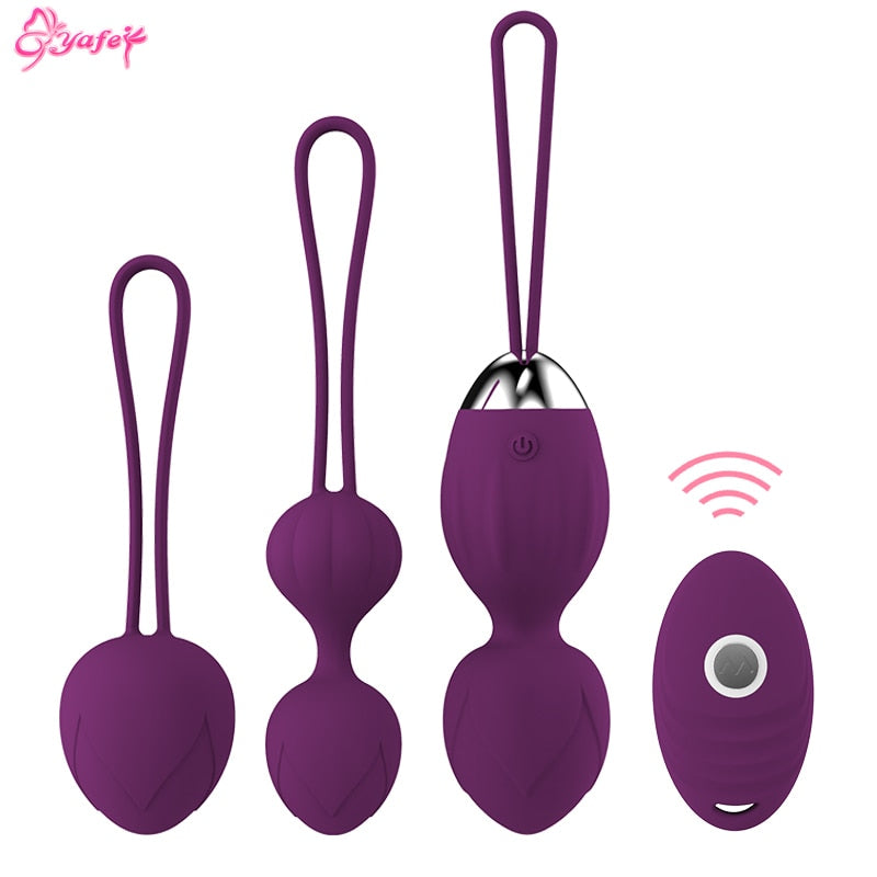 Vagina Balls Trainer Sex Toys Silicone Ben Wa Balls Vagina Tightening Exerciser Kegel Ball Vibratig Egg Women Adult Sex Product - sextoysok