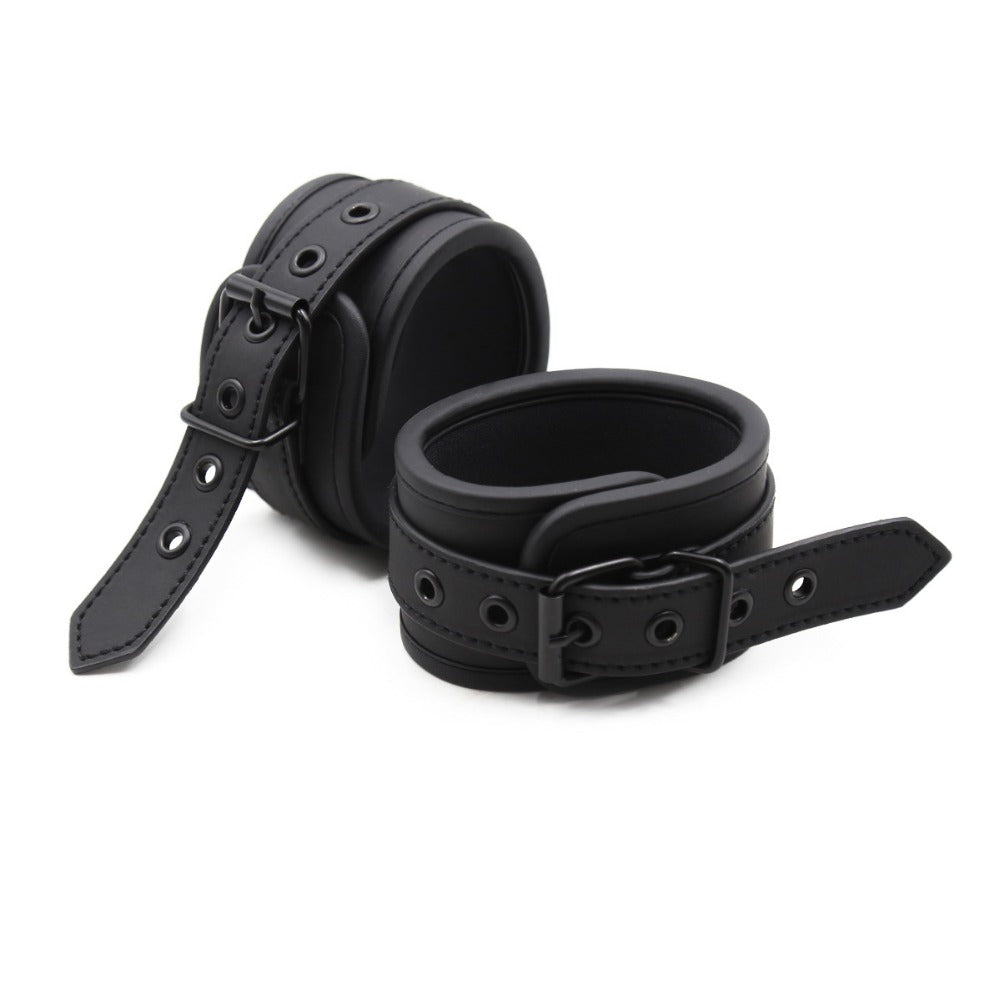 Thierry Sexy Adjustable PU Leather Handcuff Ankle Cuff Restraints Bondage Sex Toy Restraints Sex Bondage Exotic Accessories - sextoysok
