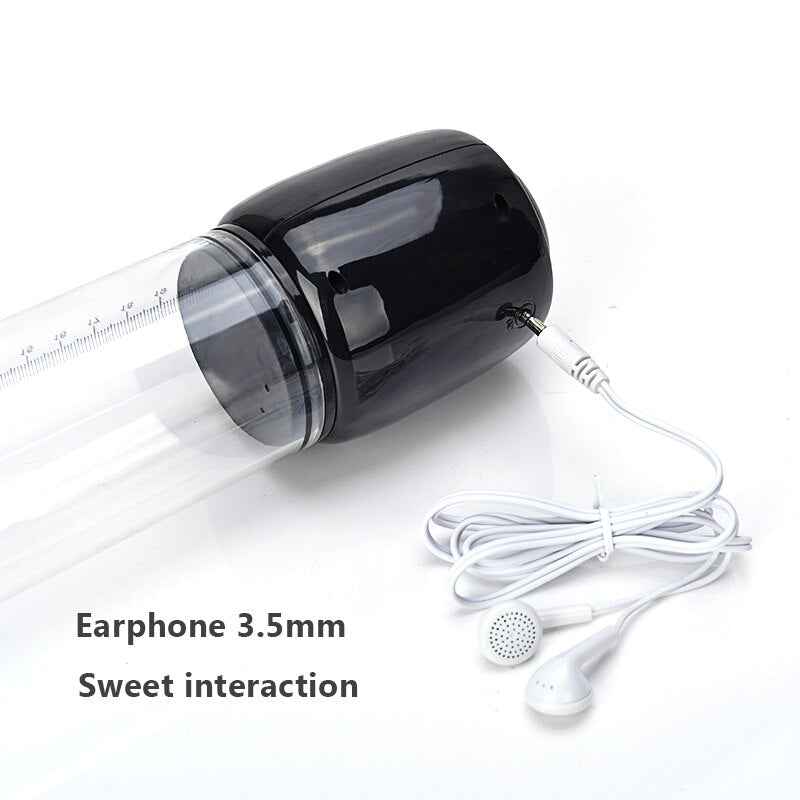 Penis Enlargement Vacuum Pump Vibrator Sex Toys for Men Artificial Vagina Sexy Masturbation Cool Adult Toys Pussy Pump Sex Shop - sextoysok