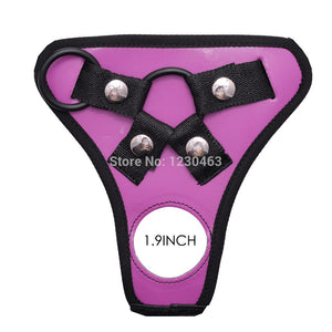 20CM Double Hole Strap On Realistic Dildo Pants For Lesbian Couple Strapon Harness Dildos With Suction Cup Adult Sex Products - sextoysok