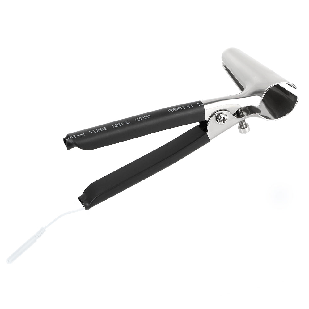 IKOKY Electric Shock Anal Expander Anal Speculum Vaginal Dilator Medical Themed Toys Sex Toys for Women Stainless Steel - sextoysok