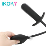 IKOKY Anal Dilator Inflatable Anal Plug Expandable Butt Plug Prostate Massage Adult Products Sex Toys for Women Men - sextoysok