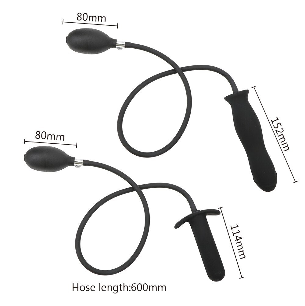 IKOKY Anal Dilator Inflatable Anal Plug Expandable Butt Plug Prostate Massage Adult Products Sex Toys for Women Men - sextoysok