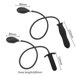 IKOKY Anal Dilator Inflatable Anal Plug Expandable Butt Plug Prostate Massage Adult Products Sex Toys for Women Men - sextoysok