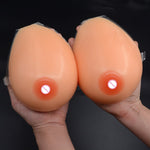 Yunman A/B/C/D/E Cup Artificial Breasts Natural Simulation Silicone Fake Breast Boobs for Crossdresser 500-1800g - sextoysok