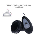 LOAEY Fantasty Climax Delay Stimulate Glans Vibrating Male Masturbator Stamina Trainer 10 Speeds Vibration Sex Toys For Man (black) - sextoysok