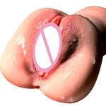 Realistic Vagina for Men Silicone Pocket Pussy Male Masturbator Real Sex Virgin Sucking Cup Sex Toys for Men - sextoysok
