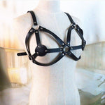 BDSM Bondage Rope Leather Harness Toys For Women Adult Game Outfit Bra Suspenders Straps Garter Belt Sex Accessories Set - sextoysok