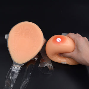 Yunman A/B/C/D/E Cup Artificial Breasts Natural Simulation Silicone Fake Breast Boobs for Crossdresser 500-1800g - sextoysok