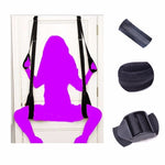 YEAIN Black Appeal Accessories Restraint Fetish Bondage Love Hanging Door Swing Chairs Sex Toys Sm Games For Woman Man Couples (Black) - sextoysok