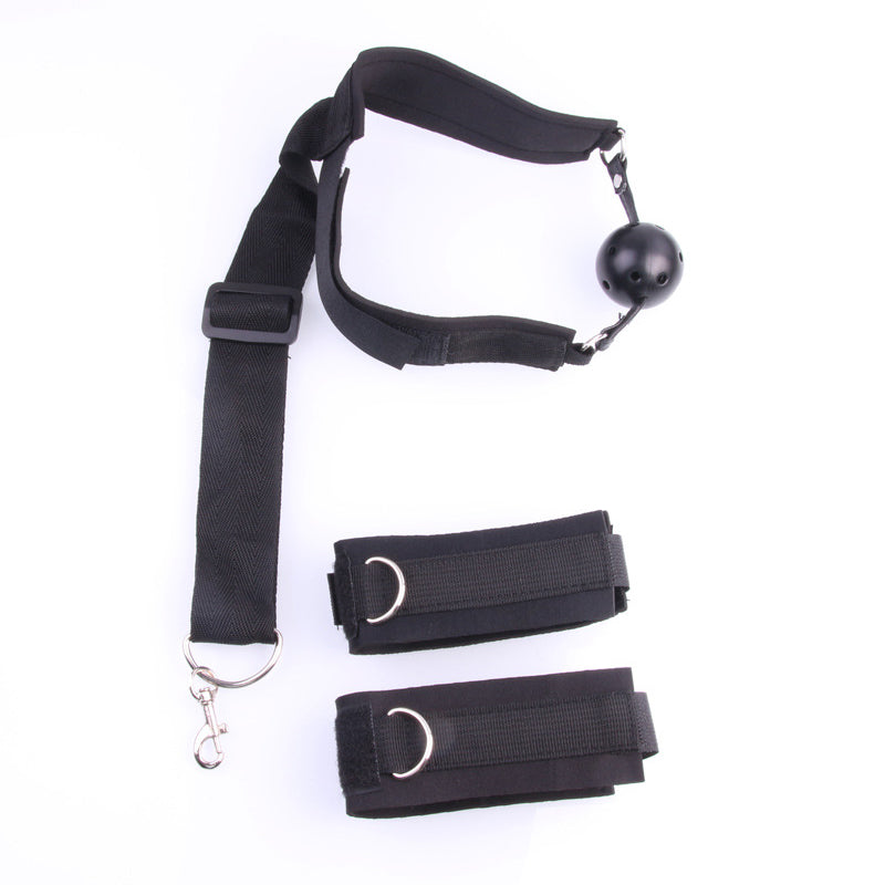 Sex Toys For couples Self Bondage Rope Restraints BDSM esclave Handcuffs Mouth Gags Ball Adult sexuale Slave pillory SM sex game - sextoysok