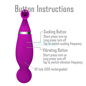 Blowjob Clitoris Sucker Vibrator 12 Speed Powerful Vibrator Sex Toys for Woman Clitoris Erotic Goods Sex Shop - sextoysok