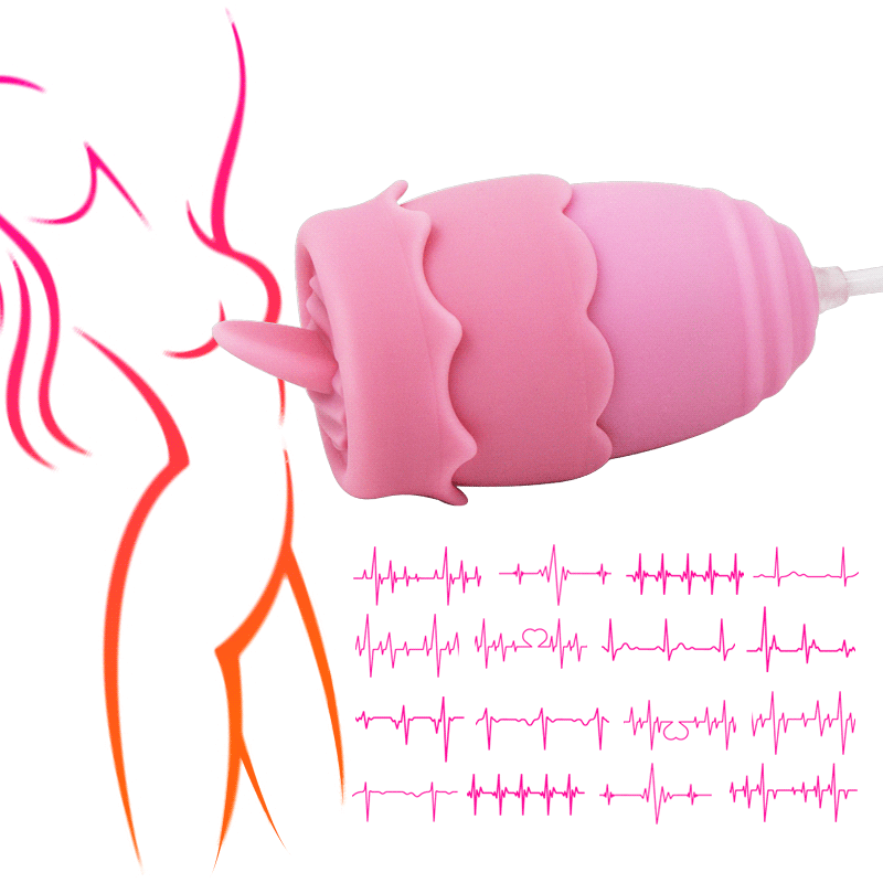 Silent Tongue Vibrator Clitoris Sucker Breast Massage G Spot Prostate Stimulator Sex Licking Toys Vagina Oral Masturbator Erotic - sextoysok