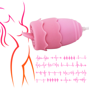 Silent Tongue Vibrator Clitoris Sucker Breast Massage G Spot Prostate Stimulator Sex Licking Toys Vagina Oral Masturbator Erotic - sextoysok