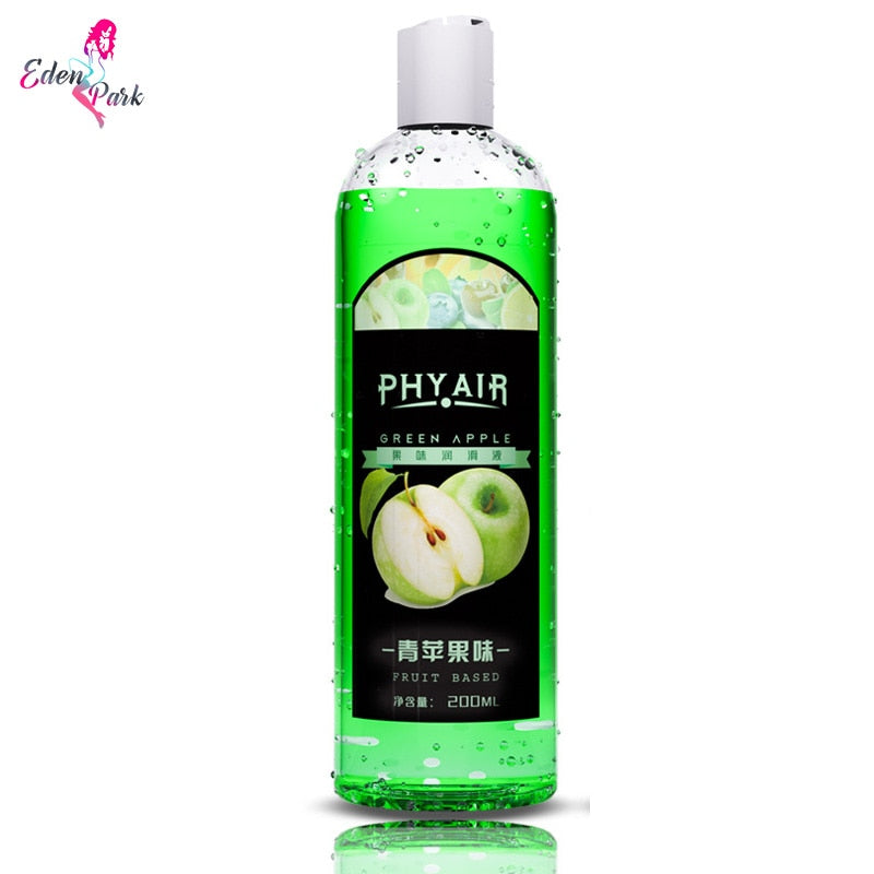 Lubricant anal grease for sexlube gel Vagina lubrication 200ml fruit taste water based oil lubricante sexual fruit flavor - sextoysok