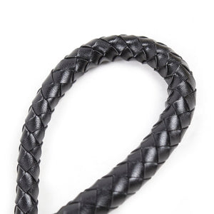 Bondage Sex Leather Whip Erotic Spanking Sex Toys Black Fetish Flogger For Woman Adult Games for Couples - sextoysok