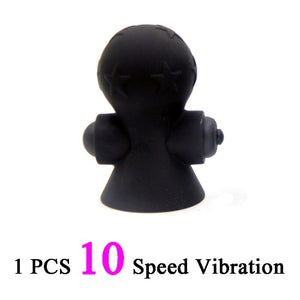 ORISSI Nipple Sucker Vibrating Bullet Nipple Vibrator Suction Cup Breast Massager Clitoris Stimulator Sex Toys for Woman - sextoysok