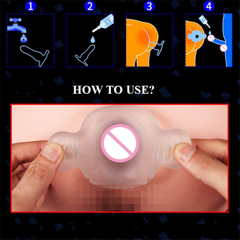 Silicone Hollow Dildo Anal Plug Anal Sex Toys For Women Men Prostate Massager Anal Expanding Dilator Stimulator Adult Products - sextoysok
