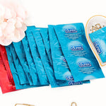 Durex 32Pcs/Pack Sensation Value 4in1 Ultra Thin Sexy Lubricated Condoms Sex Toys Condom for men Vanilla Flavor - sextoysok