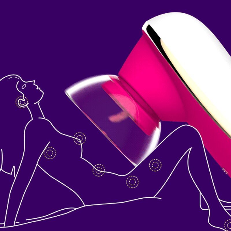leten Vibrator for women sex toys Female Masturbator Lick Vaginal Clitoris Nipple Breast Electric Tongue Suck Massager Vibrator (Red) - sextoysok