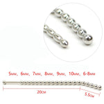 Stainless Steel Urethral Sound Dilators Sounding Penis Plug Urethral Beads Sex Toys For Men Catheters Urethral Plug Penis Insert - sextoysok