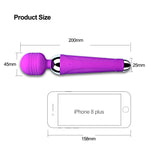 Powerful Magic Wand AV Vibrator Sex Toys for Woman Clitoris Stimulator Sex Shop toys for adults G Spot vibrating Dildo for woman - sextoysok
