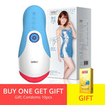 Bodypro Leten Oral Sex Male Masturbation Cup pre-Heating Tongue Vibrating Deep throat Oral Sex Toys Machine For Adult Man (With retail box) - sextoysok